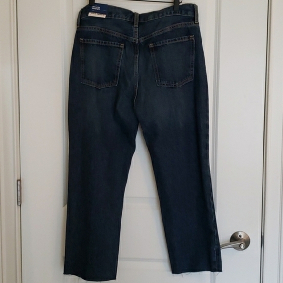 Old Navy High-Rise Slouchy Straight Cropped Jeans - Size 6 - Picture 10 of 11